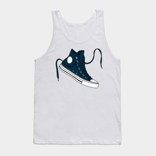 dark blue high tops Tank Top